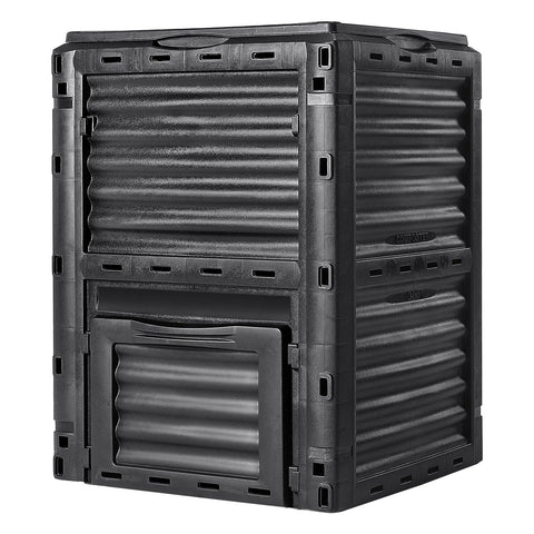 VEVOR garden compost bin 80 gallon front view highlighting large capacity.