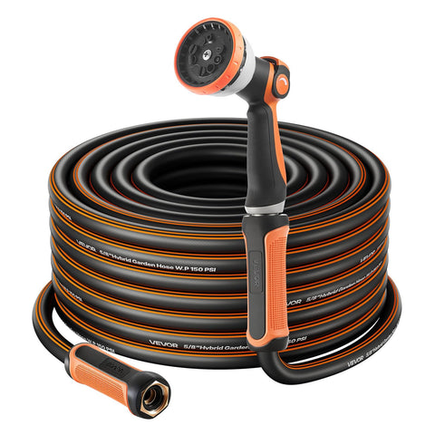 VEVOR long reach 200 ft hose covers distant beds without moving faucet.