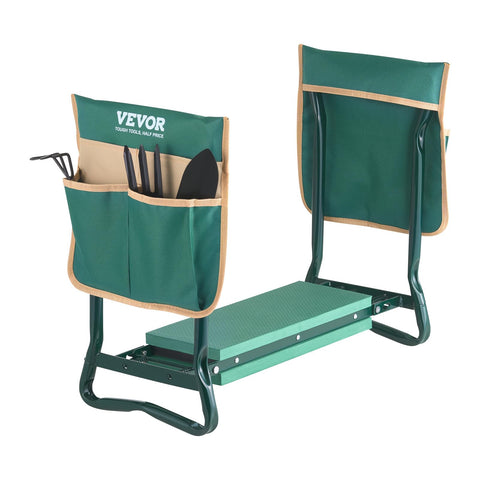VEVOR Garden Kneeler with side handles reduces strain while kneeling.