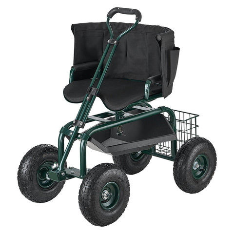 VEVOR multipurpose rolling garden seat used for yard and workshop tasks