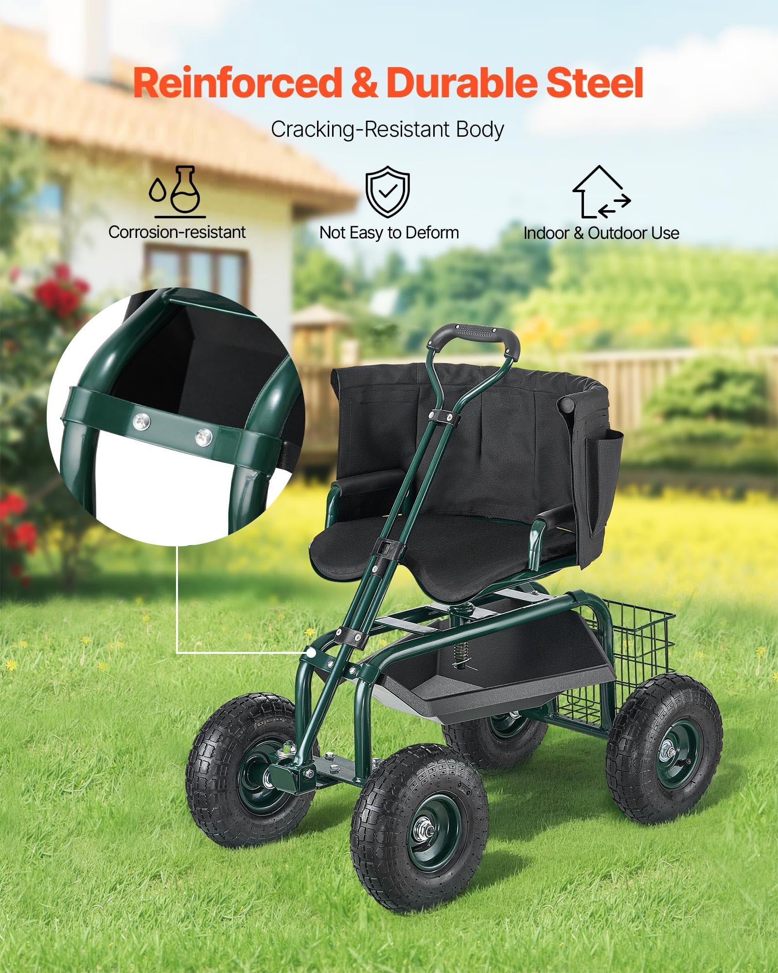 VEVOR storage rack for organized gardening essentials
