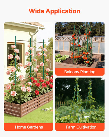 VEVOR 93-7-inch tall stake helps keep plants upright.
