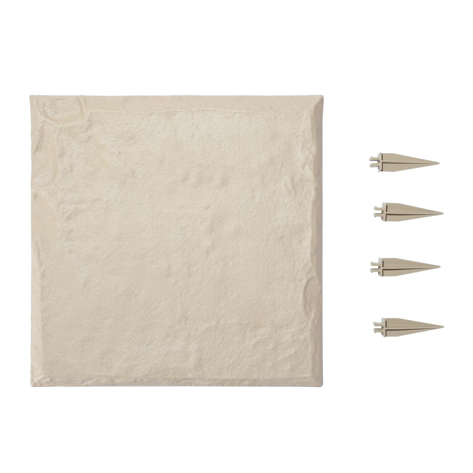 VEVOR stepping stones with beige smooth surface for safe barefoot walking in the yard