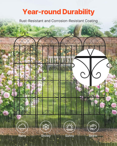 VEVOR garden trellis climbing vegetables provides versatile support for cucumbers and beans.