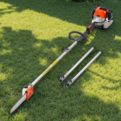 Rust-resistant aluminum frame with thickened vertical bar on VEVOR saw.
