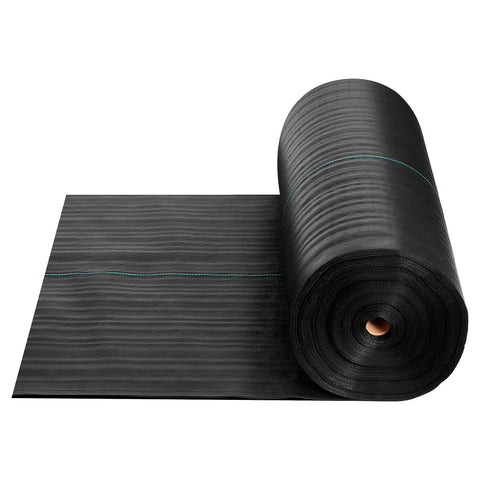 VEVOR ground-cover mat suppresses weeds while preserving soil airflow