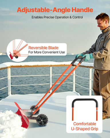 Heavy-duty ABS construction resists cracking for tough winter use
