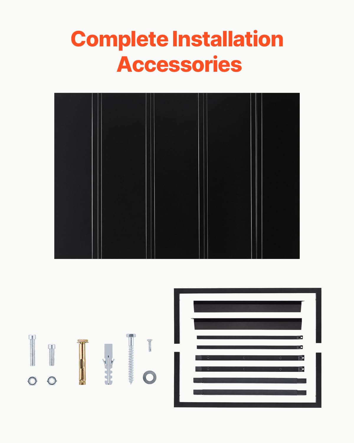 VEVOR heavy-duty frame installation offers long-term stability for outdoor entrances