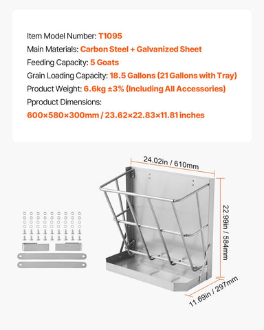 VEVOR heavy-duty galvanized steel panel resists rust in outdoor barns