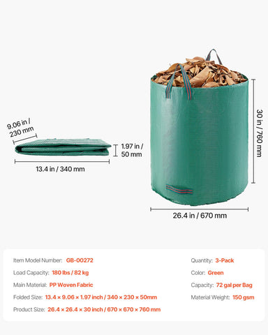 VEVOR high-strength PP woven fabric resists moisture and punctures.