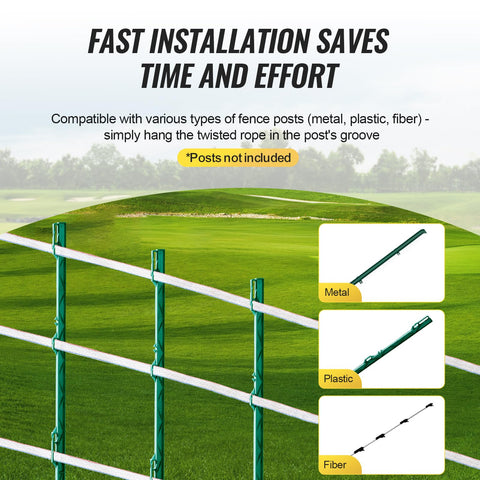 VEVOR tape’s blue-white-red coloring boosts field visibility and safety
