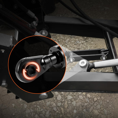 VEVOR hydraulic top link Cat.1-1 rust and wear resistant coating protects against elements