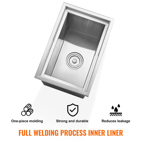 VEVOR exterior SUS201 steel provides rust resistance for outdoor use