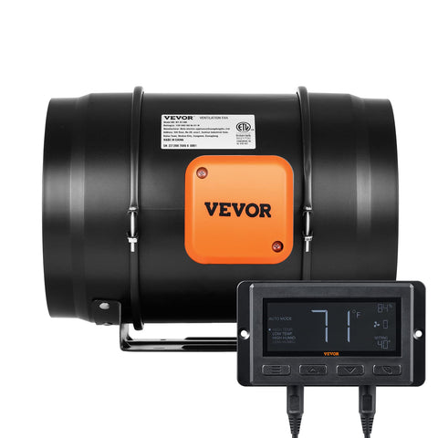 VEVOR ideal for grow tents and hydroponics setups to maintain fresh air.