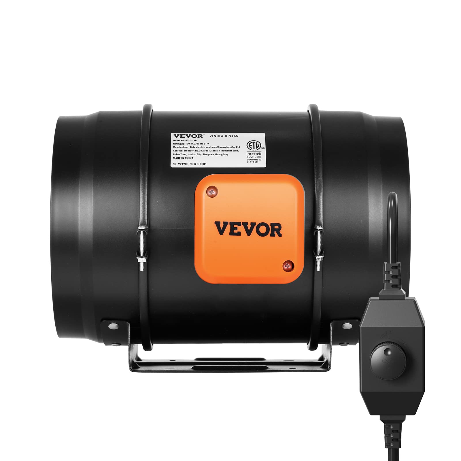 VEVOR inline-duct-fan duct connection kit for quick setup