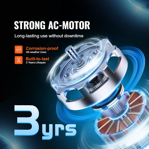 VEVOR Inline Duct Fan operates quietly at 29 dB for focused work.