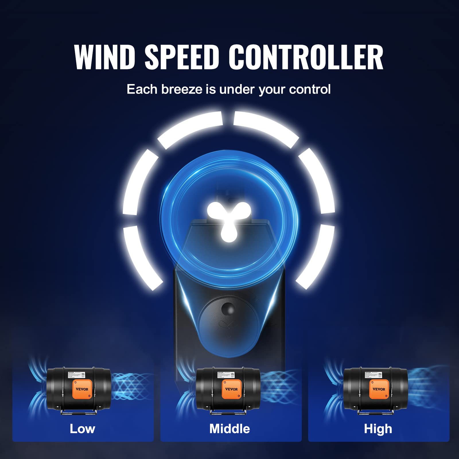 VEVOR inline-duct-fan non-vibration mats reduce vibration and noise