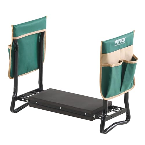VEVOR compact kneeler fits neatly in shed or trunk.