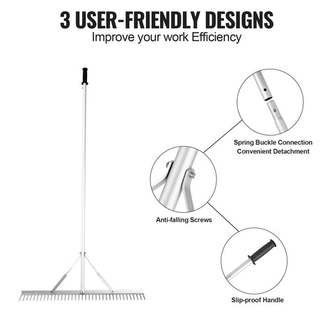 VEVOR spring-lock design enables quick setup and easy disassembly.