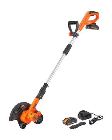VEVOR Lawn Edger with 9-inch blade for precise edge trimming along lawns