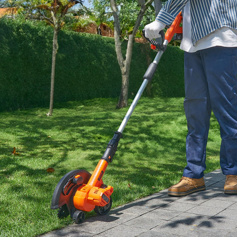 VEVOR St-Augustine edge trimming shows compatibility with tall grasses
