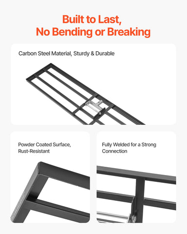 Powder-coated surface on the VEVOR rake withstands outdoor corrosion