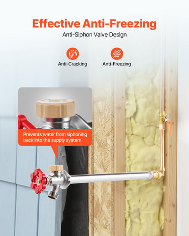 VEVOR lead-free NSF372 components resist outdoor corrosion