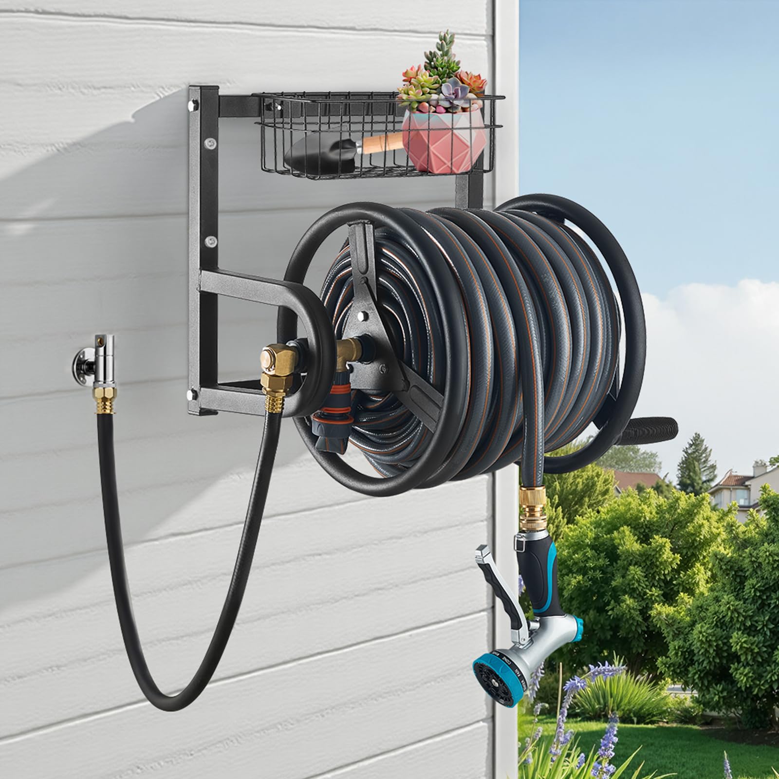 5.02 ft reinforced leader tubing included for quick connections