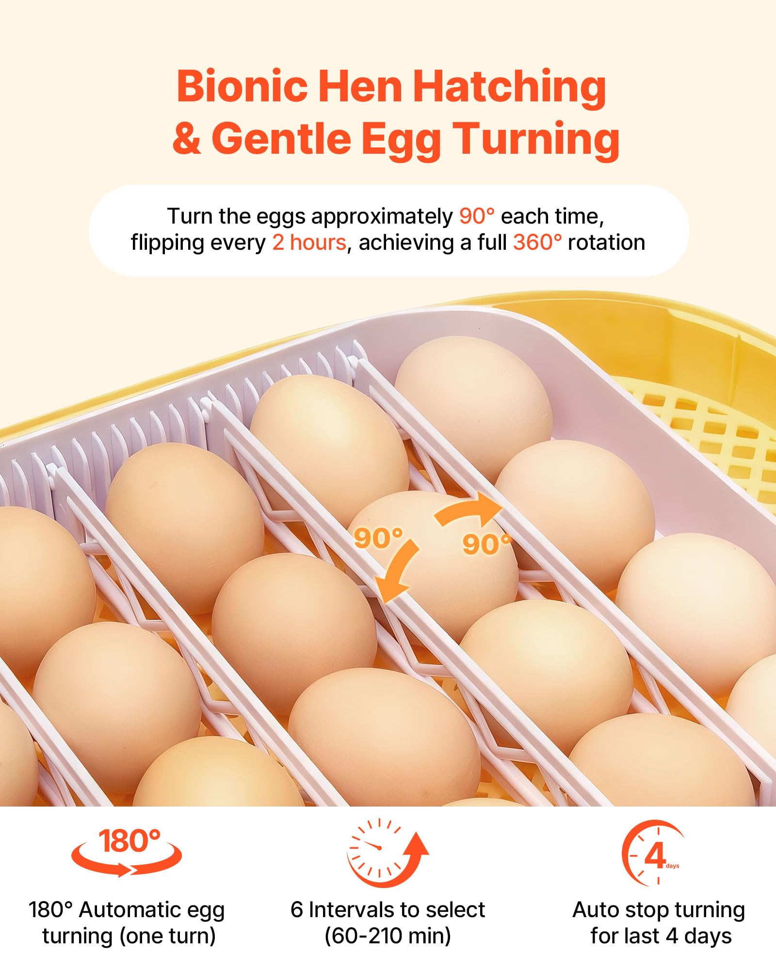 VEVOR LED candler demonstrates embryo visibility during incubation.