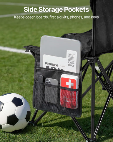 VEVOR lightweight sideline seating ideal for sports and outdoor events.