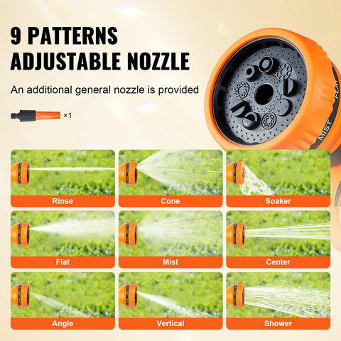 VEVOR lock-at-any-length feature fixes hose at the desired length