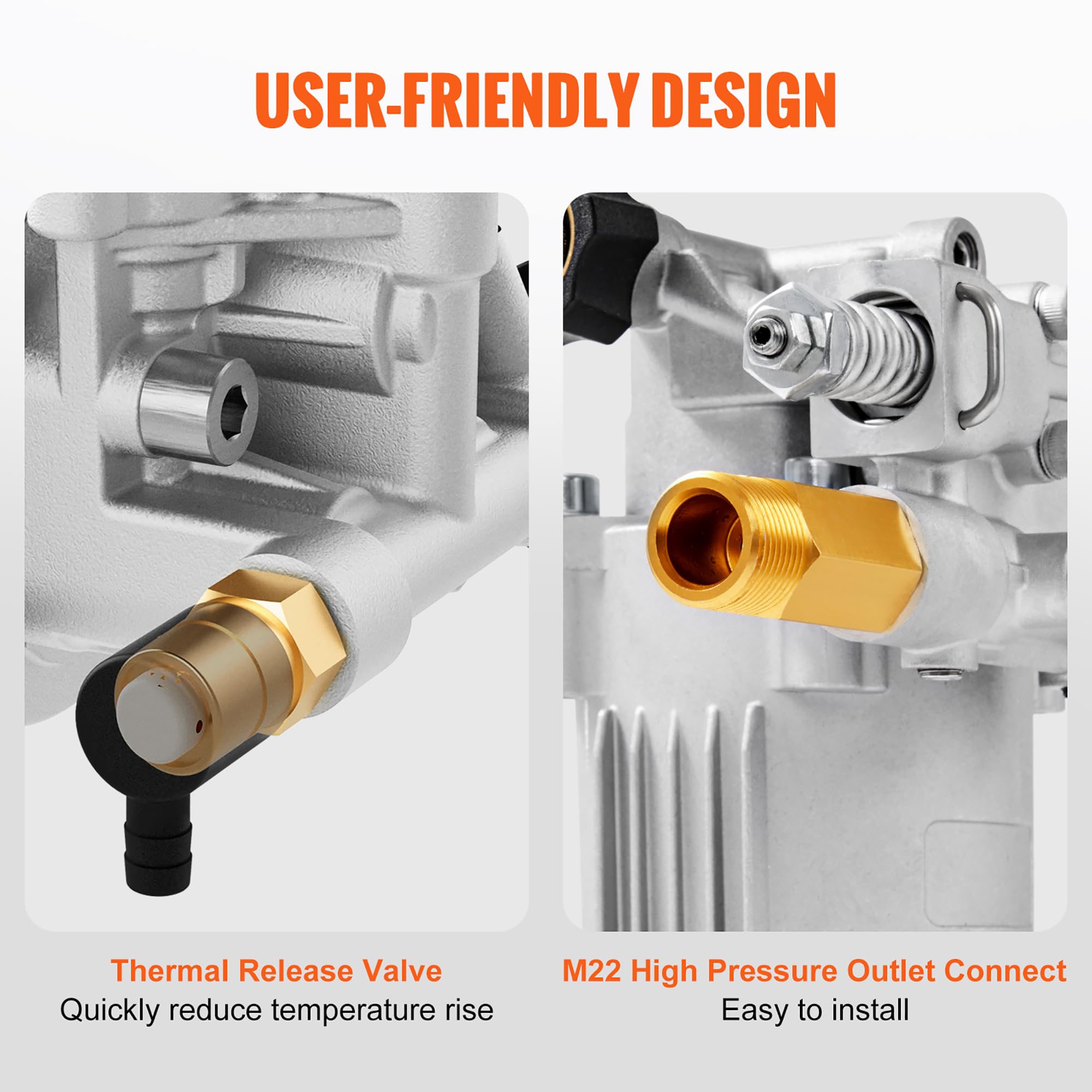 Maintenance-free crankcase design simplifies setup and upkeep.