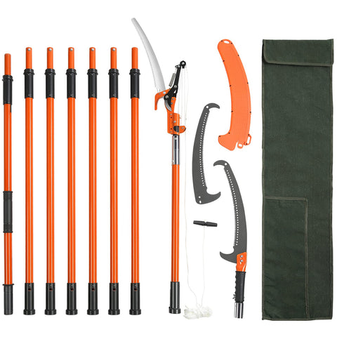 VEVOR manual pole saw extendable reach for high branches