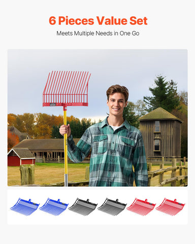 Easy install VEVOR manure fork head with connector bolts