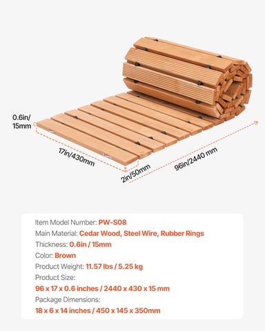 VEVOR non-slip surface reduces slips on wet grass or soil.