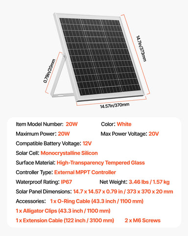 VEVOR O-ring terminal cables for secure battery links