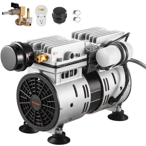 VEVOR OLF400D-140BS-A compressor powering pond aeration for healthier fish