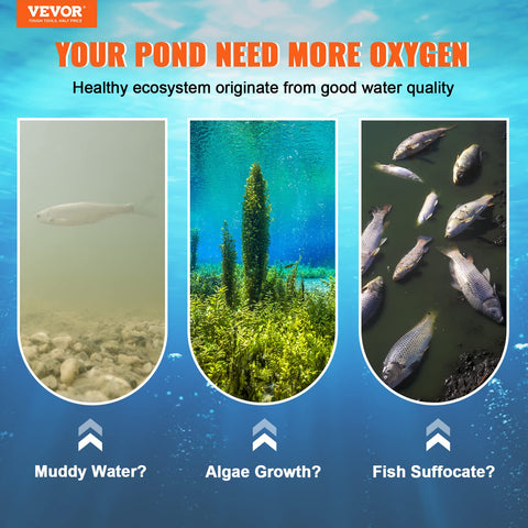 VEVOR OLF400D-140BS-A timer enabling energy-saving operation of the aerator