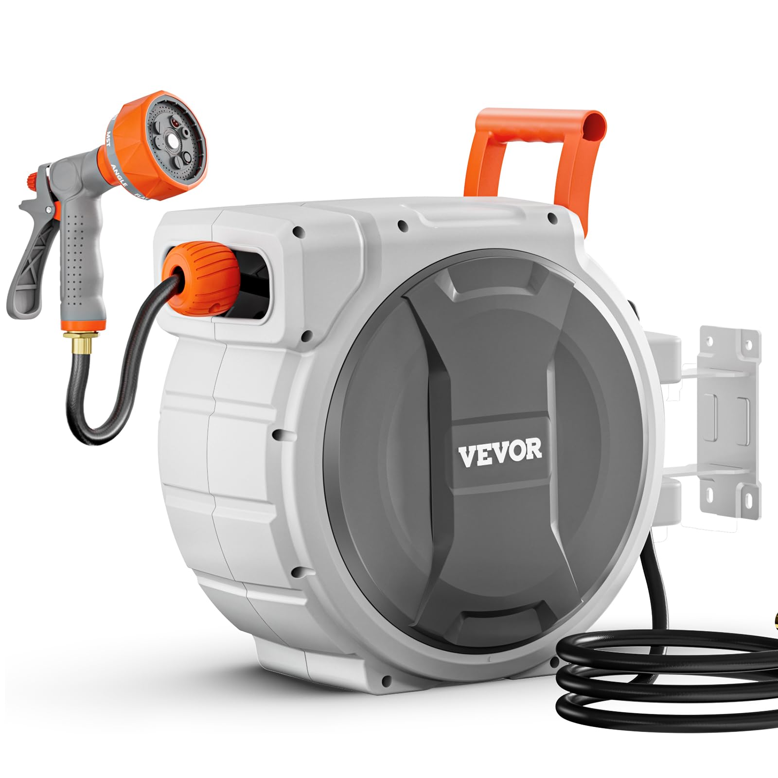 VEVOR hose reel protects hose from wear with secure, organized storage.