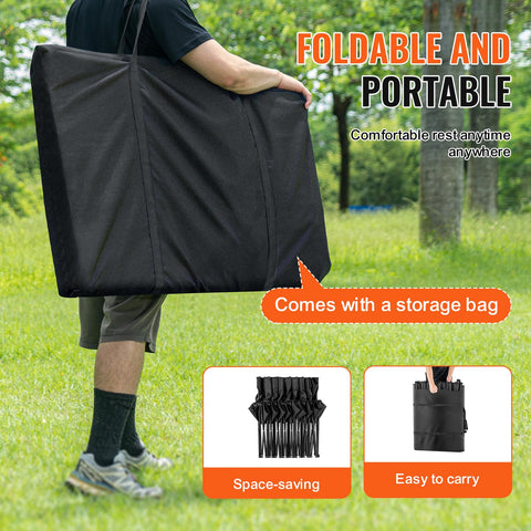VEVOR versatile bench suited for sports, camping, and events.