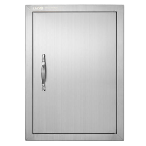 VEVOR outdoor BBQ access door with flush mount for precise grilling island installation