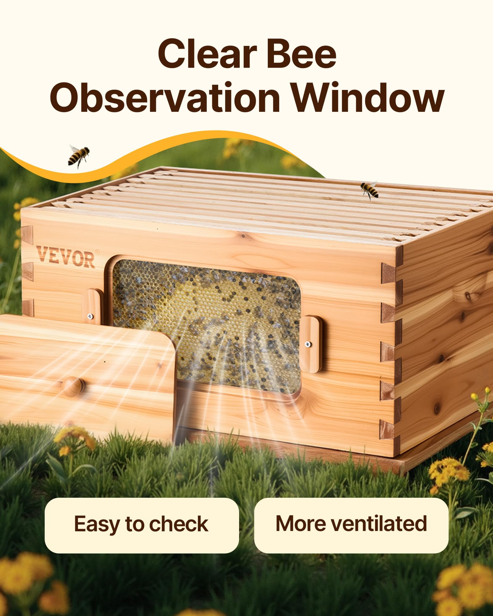 VEVOR outdoor hive designed to endure weather conditions