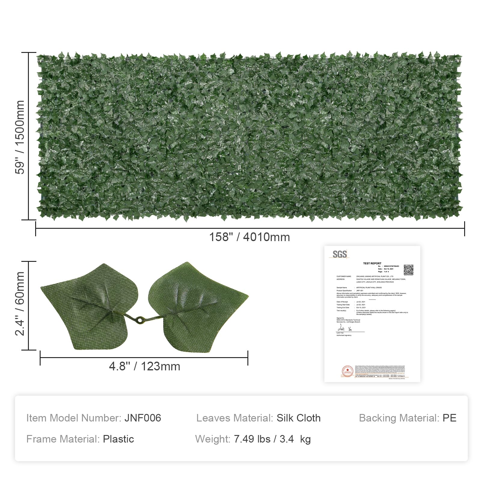 VEVOR outdoor ivy fence privacy use for fences and rails.