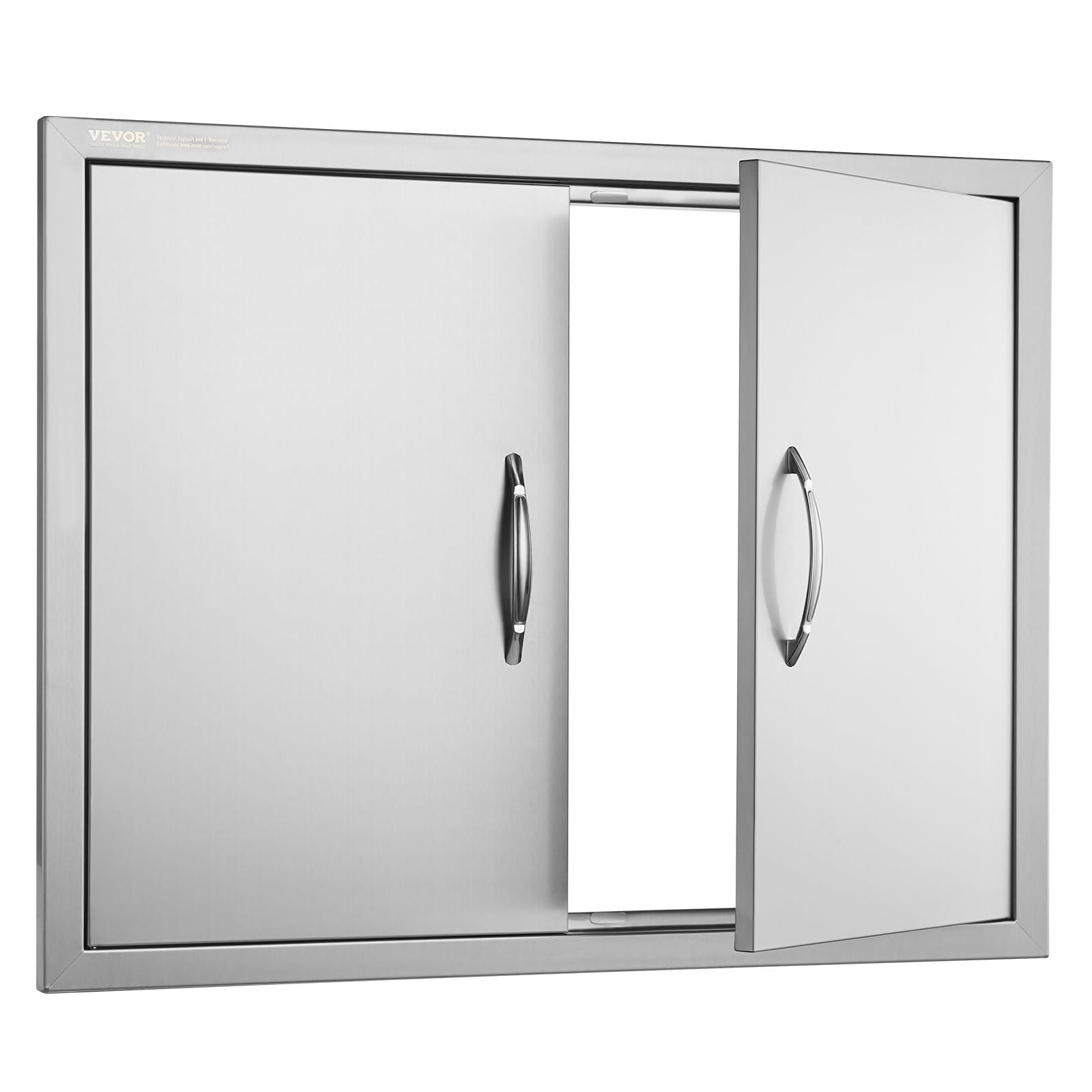VEVOR durable stainless steel door resists weather and corrosion.