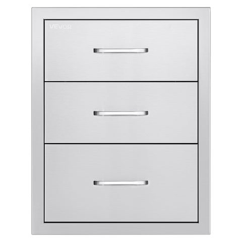 VEVOR outdoor drawer assembly, tool-free setup for quick installation.