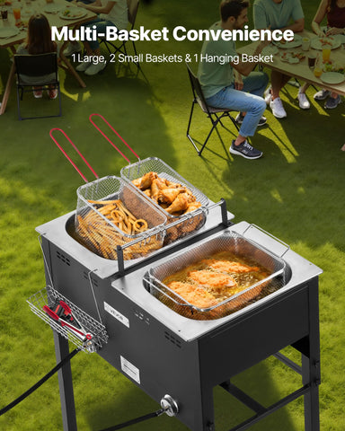 VEVOR side tool basket keeps tongs and tools within reach