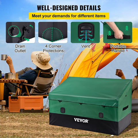 VEVOR portable storage with side handles for two-person moving.