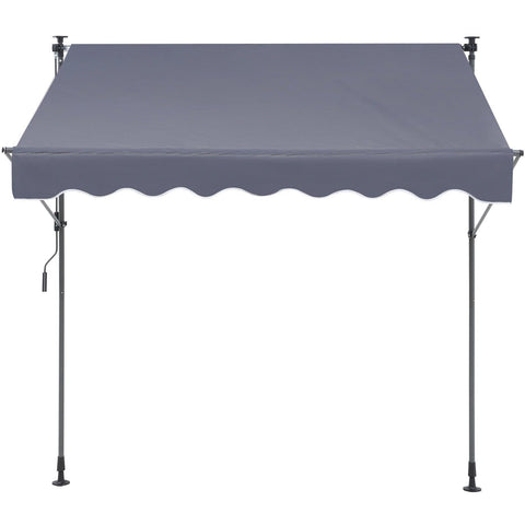 VEVOR patio awning retractable over door shading space