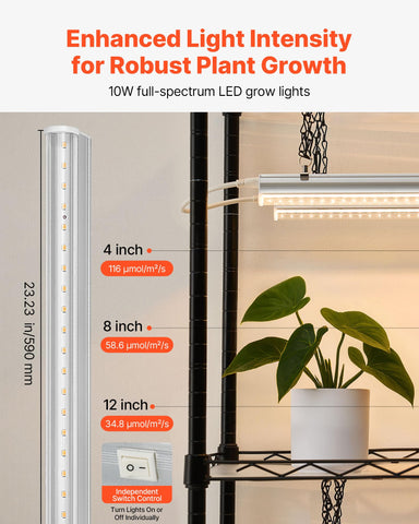 VEVOR sturdy iron frame supports plants securely