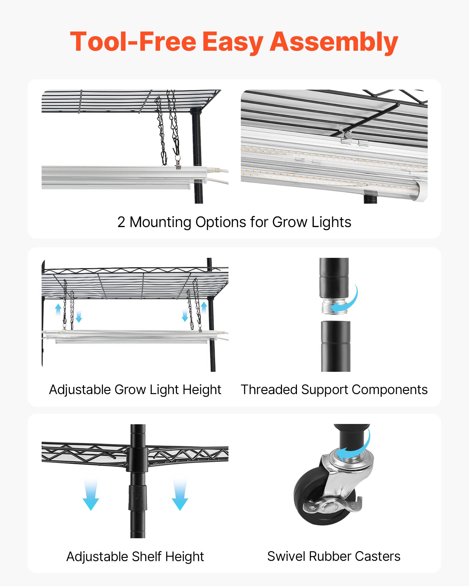 VEVOR leak-proof trays guard electronics from water